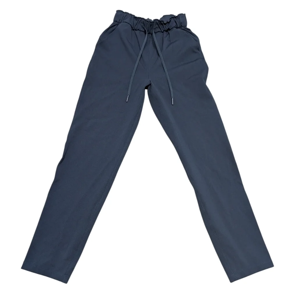 Lululemon Keep Moving Pant 7/8 High-Rise Navy Blue Women's Size 2